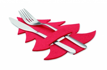 Logotrade advertising product image of: RPET felt cutlery holder set